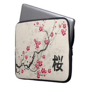 Orientalische Art Sakura Cherry Blossom Art Laptopschutzhülle