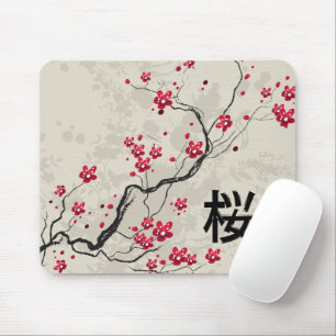 Orientalische Art Sakura Cherry Blossom Art Mousepad