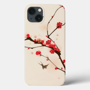 Orientalische Artmalerei, Pflaumenblüte im Case-Mate iPhone Hülle