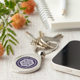 Orientalische Blaue Weiße Osmanische Türkische Maß Schlüsselanhänger