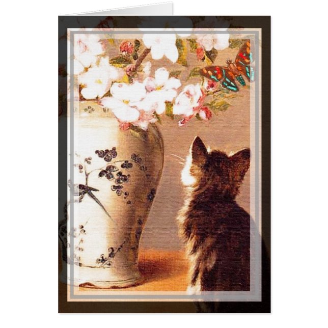 Orientalische Blume und Schmetterlinge (Vorne)