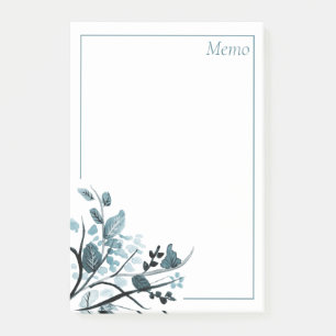 Orientalische Blüte Post-it Klebezettel