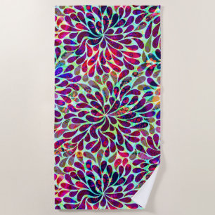 Orientalische Farbe Strandtuch