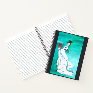 Orientalische Frau Spiralblock Notizbuch