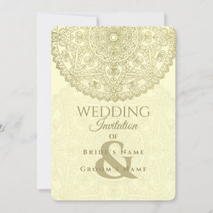 Orientalische Hochzeit - Einladung