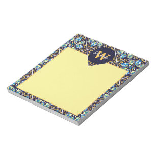 Orientalische Kacheln, Diagonale Azulejos Notizblock