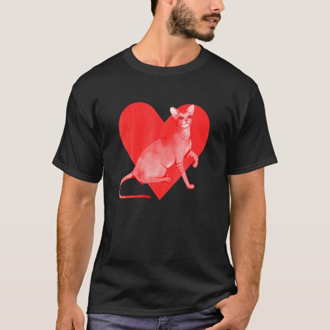 Orientalische Katze T-Shirt (Vorderseite)
