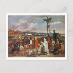 Orientalische Kaufleute Postkarte