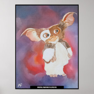 Orientalische Kreaturenmalerei von Alfred Fox Poster