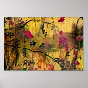 Orientalische Malerei. Japanische Art Poster