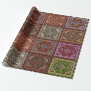 Orientalische persische Teppichmuster Geschenkpapier