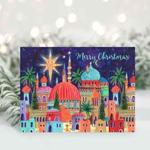 Orientalische Stadt Weihnachten religiös