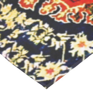 Orientalische Wolldecke im blue&orange Tischdecke