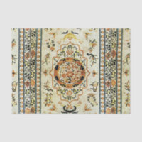 Orientalische Wolldecke in den hellen Farben