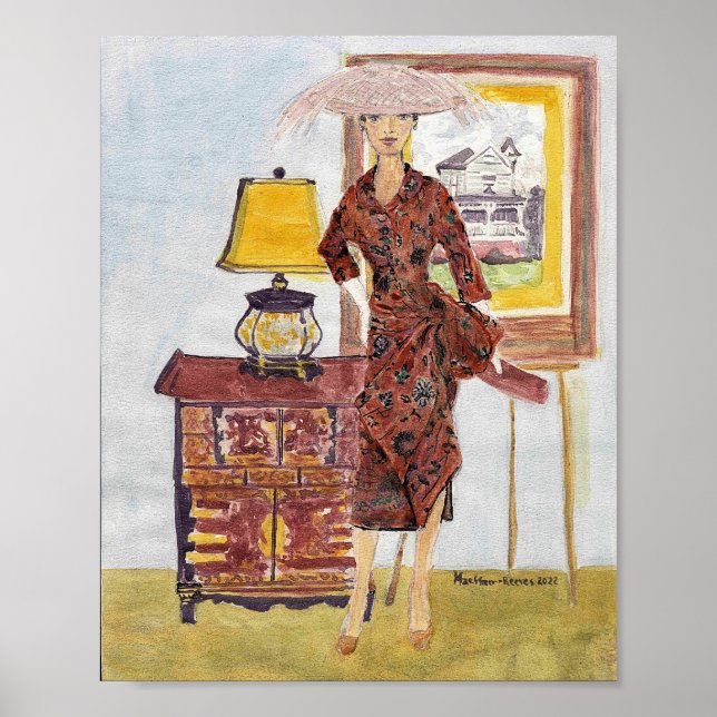 Orientalische Zufriedenheit #1 Poster (Vorne)