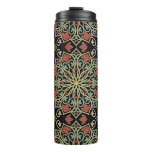 Orientalischer Abstrakter Hintergrund Thermosbecher