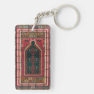 Orientalischer Antiker Kilim-Teppich Schlüsselanhänger