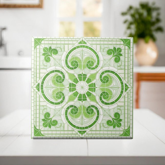 Orientalischer Blumenmosaik Fliese (Von Creator hochgeladen)