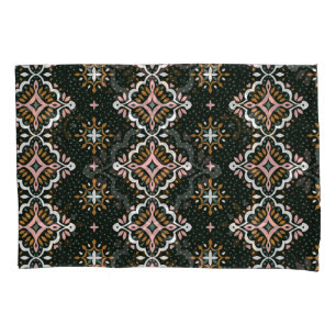 Orientalischer Damast: Vintag Talavera Mosaik. Kissenbezug