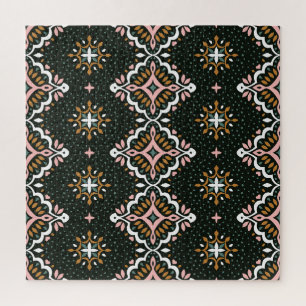 Orientalischer Damast: Vintag Talavera Mosaik. Puzzle