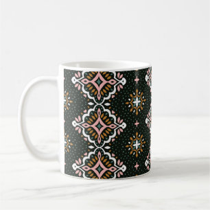 Orientalischer Damast: Vintage-Talavera-Mosaik. Kaffeetasse
