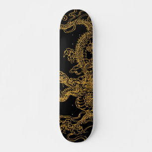 Orientalischer Drachenbild Skateboard