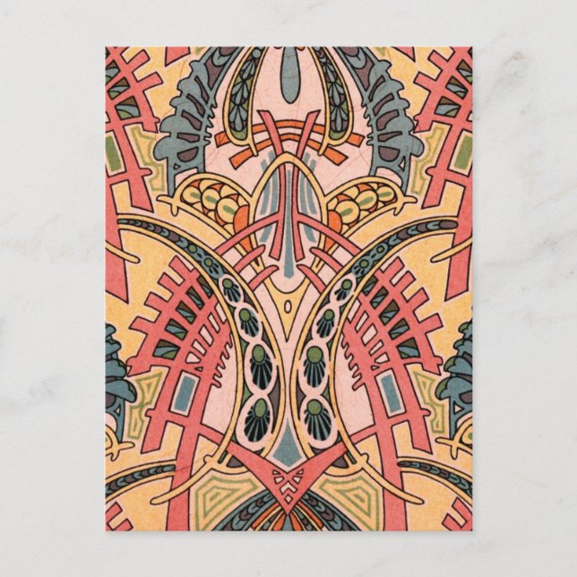 Orientalischer Jugendstil Postkarte (Vorderseite)