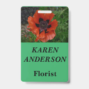 Orientalischer Mohn Ausweis