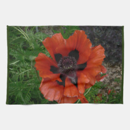 Orientalischer Mohn Geschirrtuch