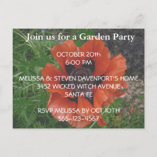 Orientalischer Mohn Postkarte