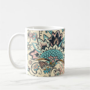 Orientalischer Paisley: Stilisierte Textileleganz. Kaffeetasse