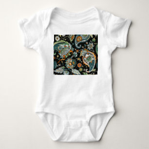 Orientalischer Paisley: traditionelles türkisches  Baby Strampler