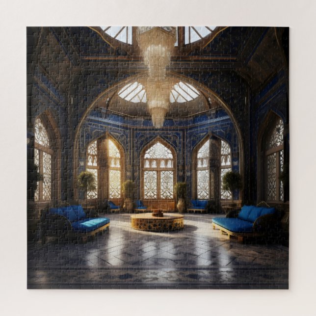 Orientalischer Palast Innenraum Puzzle (Vertikal)