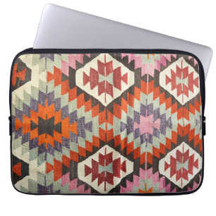 Orientalischer persischer türkischer Kelim-Teppich Laptopschutzhülle