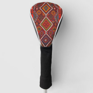 Orientalischer roter persischer türkischer Teppich Golf Headcover