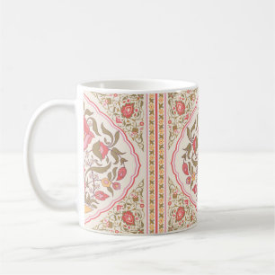 Orientalischer Stil verziertes Blumendesign Kaffeetasse