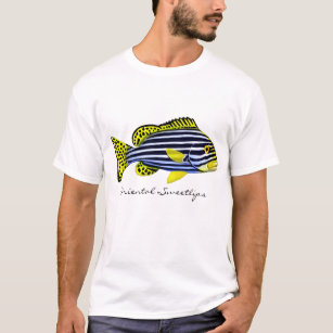 Orientalischer Sweetlips Riff-Fisch-T - Shirt