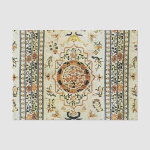 Orientalischer Teppich in hellen Farben Seidenpapier