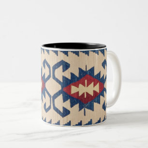 Orientalischer Teppich Killim Zweifarbige Tasse