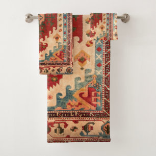 Orientalischer Teppich Rug Badhandtuch Set