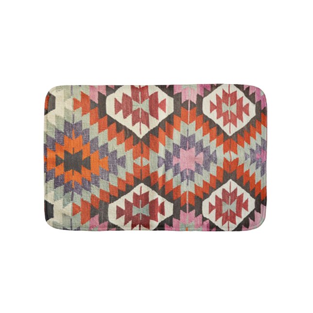 Orientalischer Türkischer Perser Teppichboden Badematte (Vorderseite)