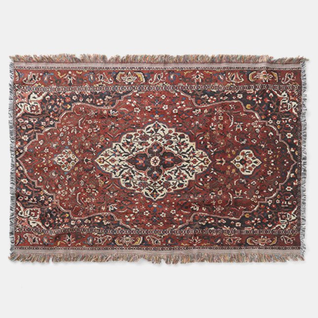 Orientalischer türkischer Perserteppich Decke (Vorderseite)