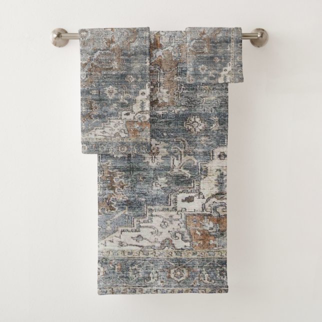 Orientalischer türkischer Persischer Teppich Badhandtuch Set (Insitu)