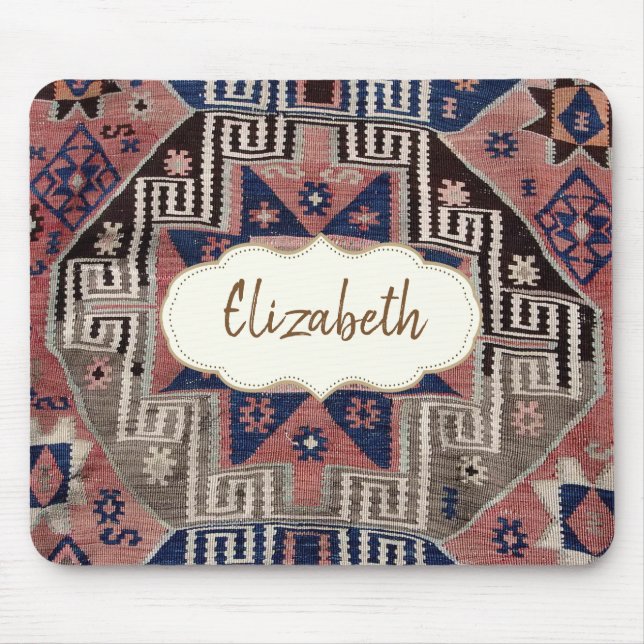 Orientalischer türkischer Teppich Mousepad (Vorne)