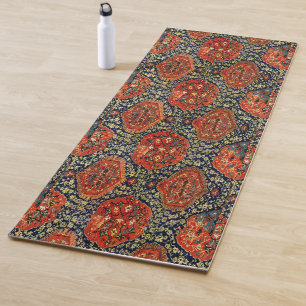Orientalischer Wolldeckeblick im blue&orange Yogamatte