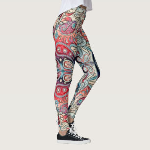 Orientalisches Aquarellmuster II + Ihre Ideen Leggings