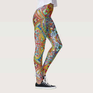 Orientalisches Aquarellmuster IV + Ihre Ideen Leggings