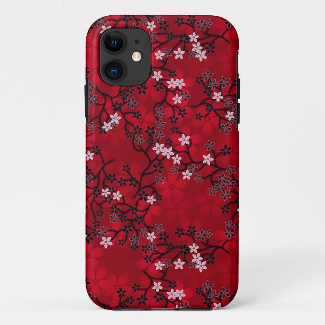 Orientalisches Blumenmehrfarbenmuster #7 Case-Mate iPhone Hülle (Rückseite)