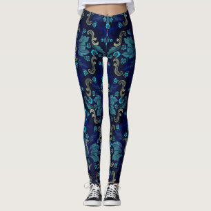 Orientalisches Damast-Muster Leggings