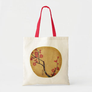 Orientalisches florales vintage japanisches Kirsch Tragetasche